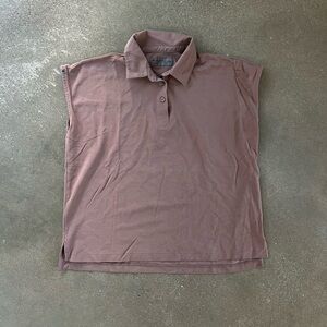 Figs Women's Button Down Shirt - Brown